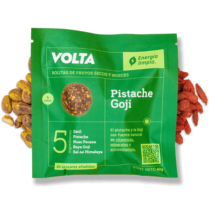 Pistache Goji (12 piezas) - Volta