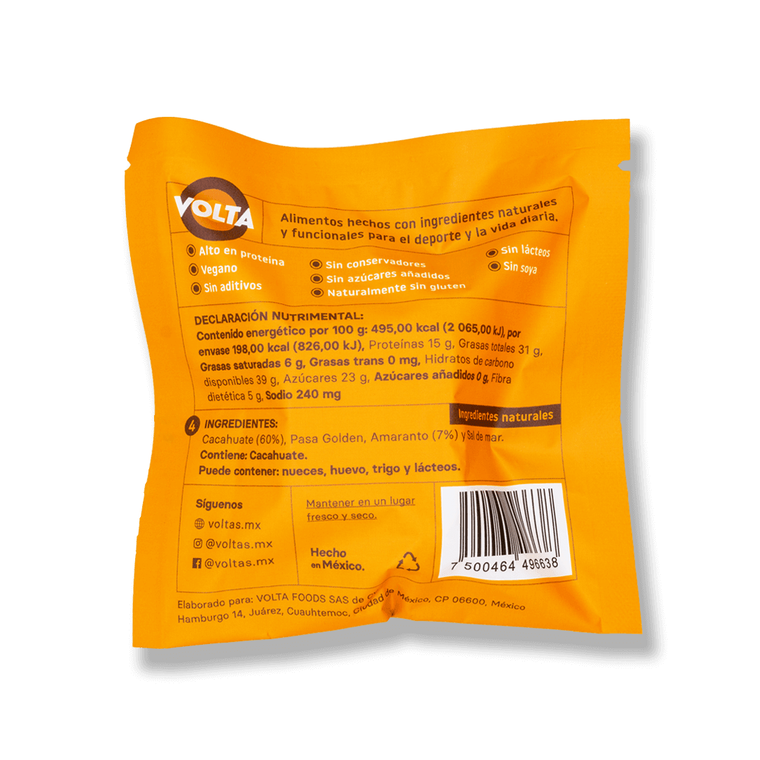 Cacahuate Amaranto (12 piezas) - Volta