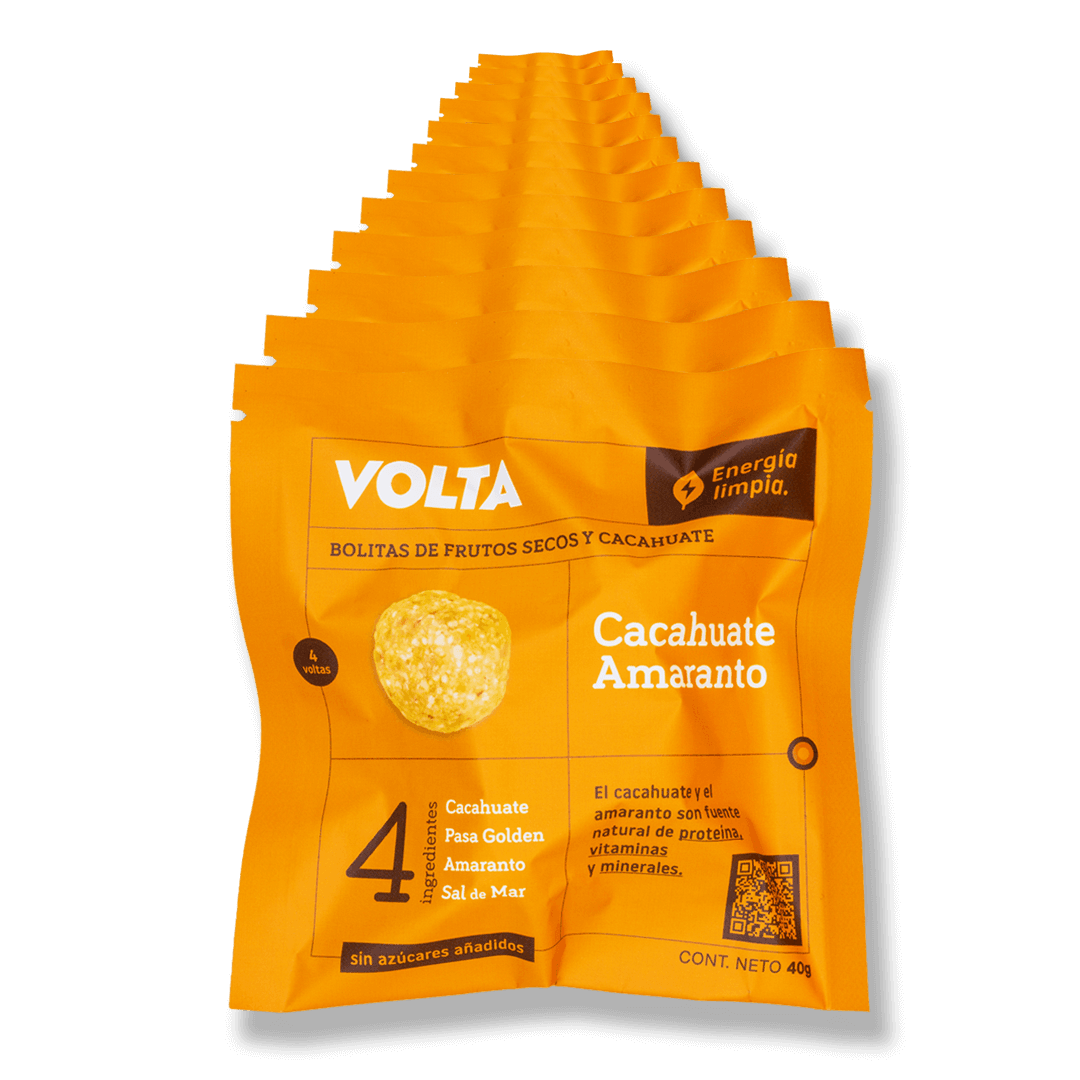 Cacahuate Amaranto (12 piezas) - Volta